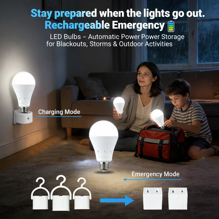 Rechargeable Emergency Light Bulbs