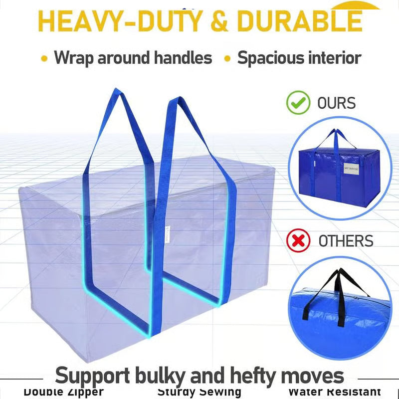 24 Gallon Heavy-Duty Foldable Moving Bags