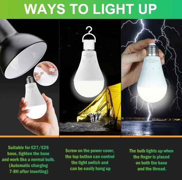 Rechargeable Emergency Light Bulbs