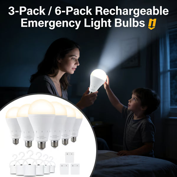 Rechargeable Emergency Light Bulbs