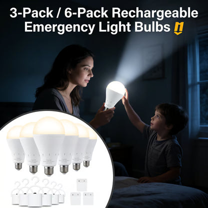 Rechargeable Emergency Light Bulbs