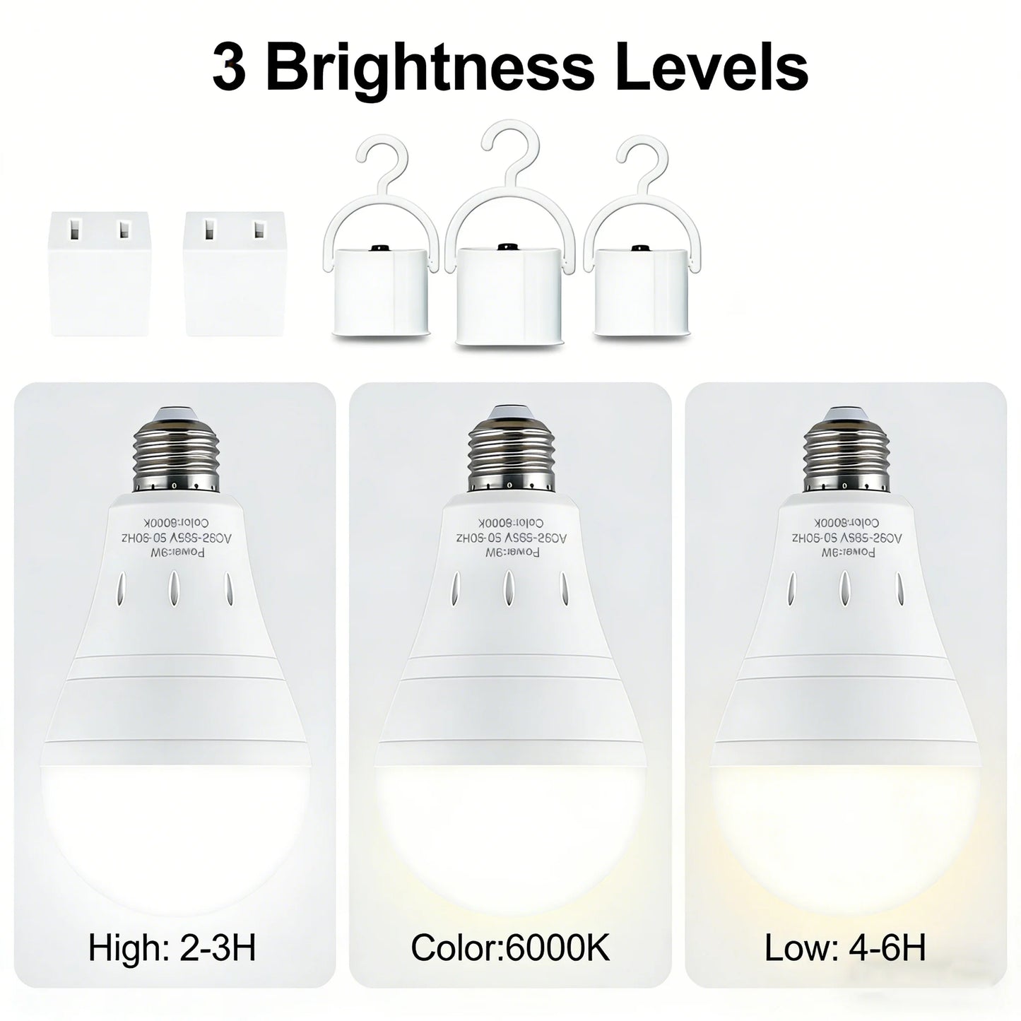 Rechargeable Emergency Light Bulbs
