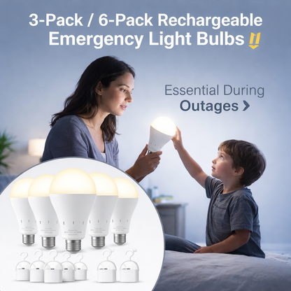 Rechargeable Emergency Light Bulbs